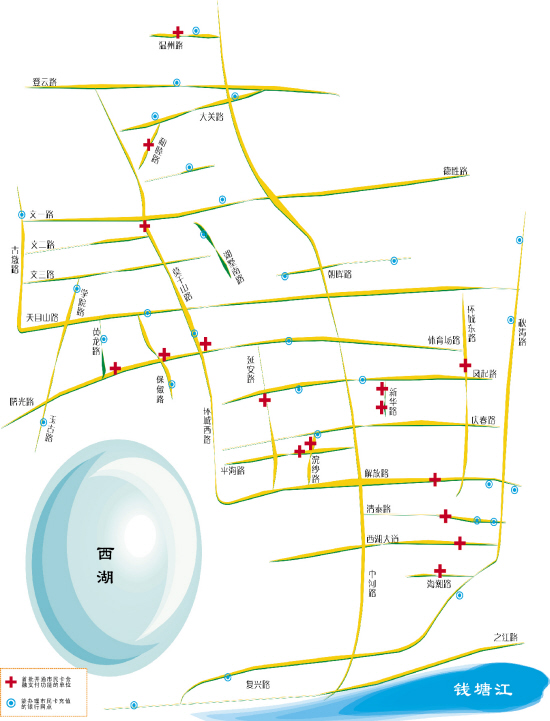 银行(翠苑)   地址:学院路167号    小河湖墅地段社区卫生服务中心